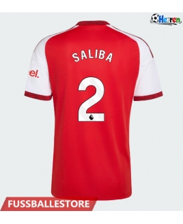 Günstige Arsenal William Saliba #2 Heimtrikot 2026-27 Kurzarm
